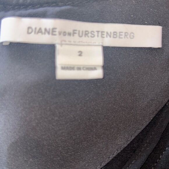 Diane Von Furstenberg Kader black cocktail dress - Picture 6 of 9